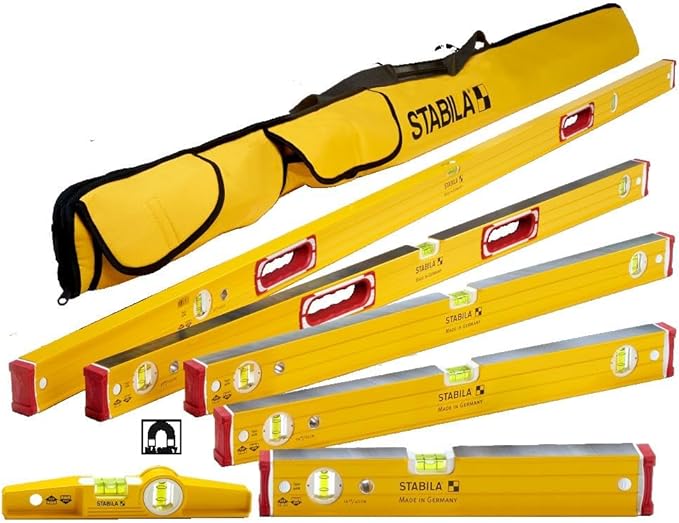 Stabila 78396 Type 96M Magnetic 6 Level Set & Case