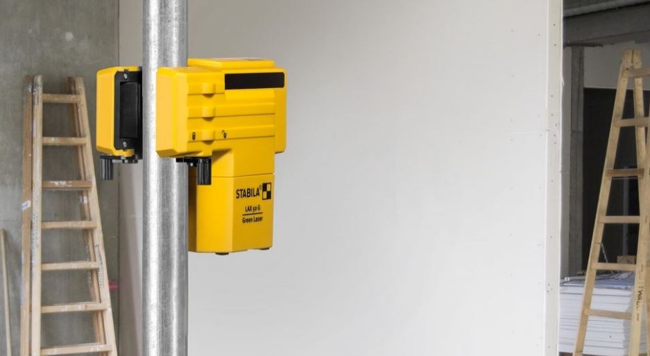 Stabila LAX50G Cross Line Laser Pole Mount