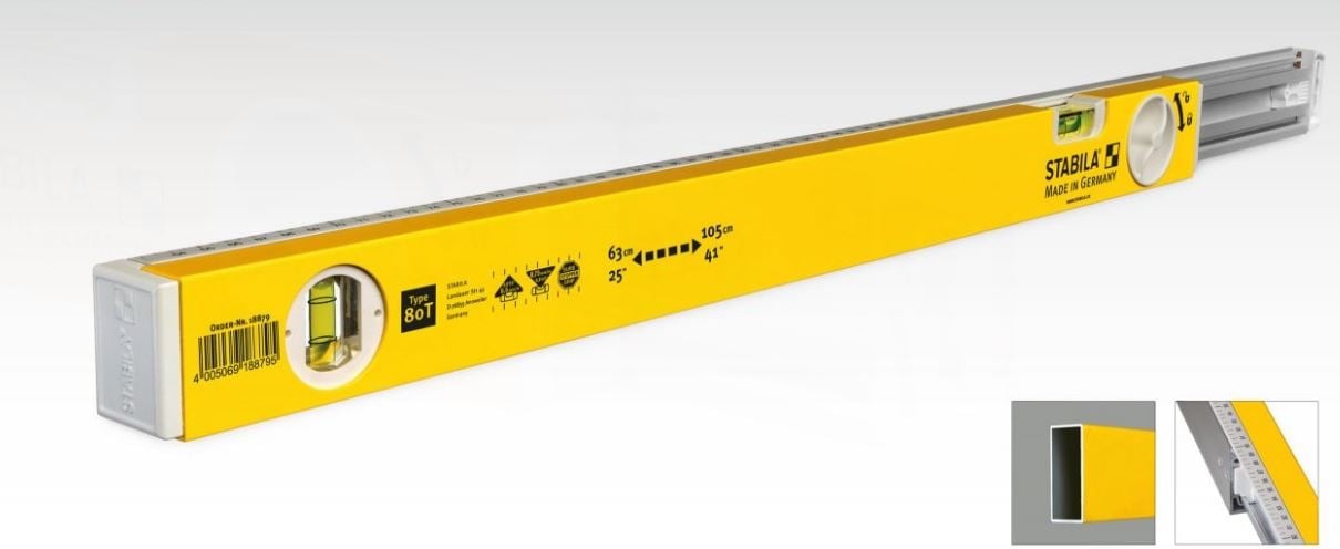 Stabila 29441 Type 80T Extendable Plate Level