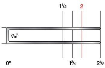 1564CGR 7/16" crown x 2" leg 15 gauge staples