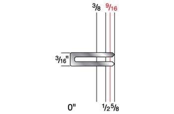 5418C 3/16" Crown x 9/16" Leg 20 Gauge Fine Wire Staple