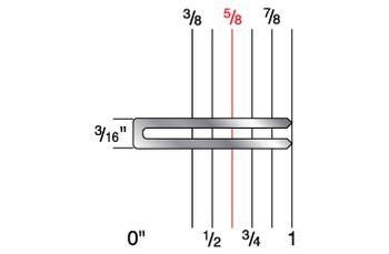 6420CR 3/16" Crown x 5/8" Leg 19 Gauge Galvanized Staples