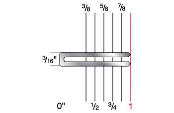 6432CR 3/16" Crown x 1" Leg 19 Gauge Galvanized Staples