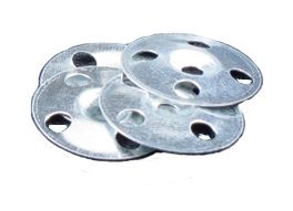 MW114, 1-1/4" stucco to steel, EG round metal washer