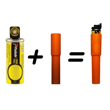 Paslode Yellow Fuel Cells w/Adaptor - 4 pack