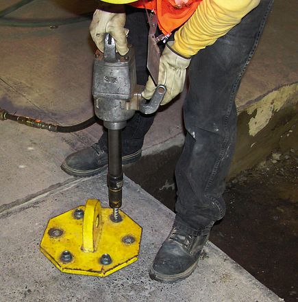 3/4” x 5” Simpson Strong-Tie THD75500H Titen HD Heavy-Duty Concrete Masonry Screw airport concrete