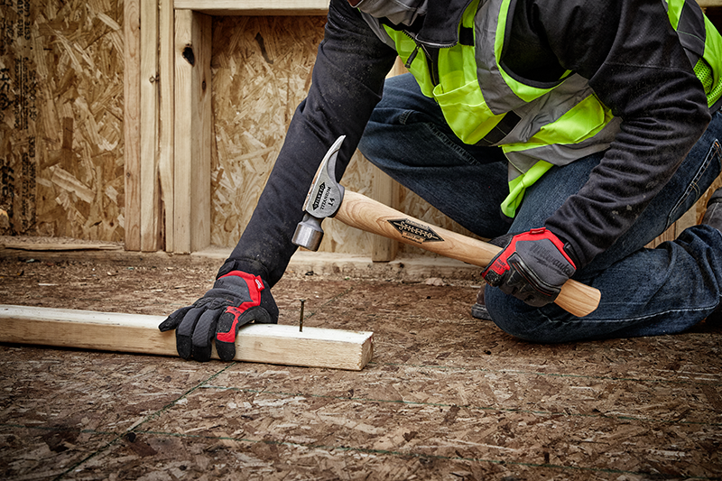 Stiletto TI14MC-16 14oz Milled Face, 16" Curved Hickory Handle Framing Hammer titanium head