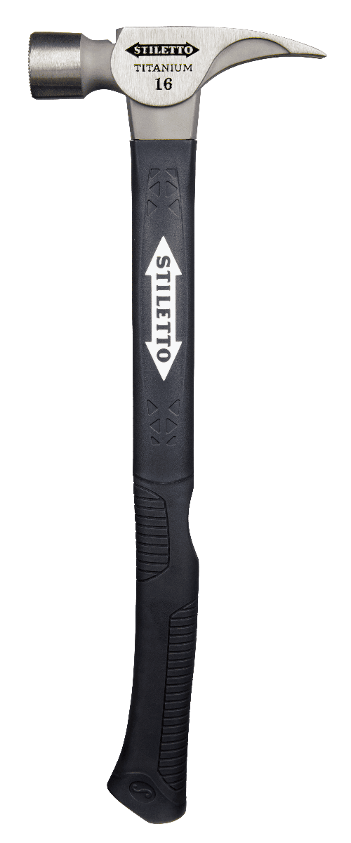Stiletto TI16MC-F 16oz Milled Face, 18" Curved Handle Hybrid Framing Hammer