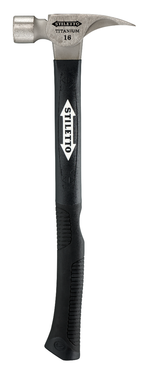 Stiletto TI16SC-F 16oz Smooth Face, 18" Curved Handle Hybrid Framing Hammer