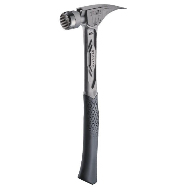 Stiletto TIBONE 14oz Milled Face, Curved Handle Framing Hammer TIB14RMC