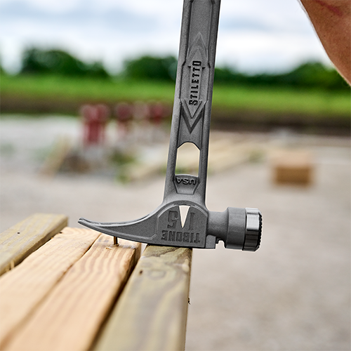 Stiletto TIBONE 15oz Milled Face, Curved Handle Framing Hammer contractor