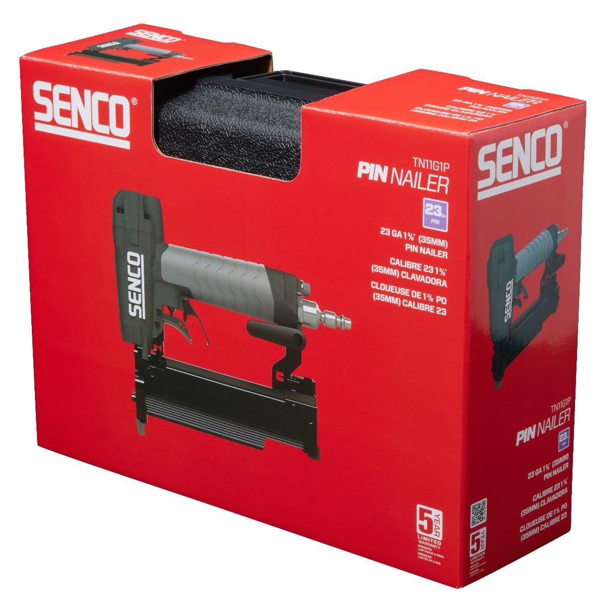 Senco TN11G1P 23-Gauge Pin Nailer case