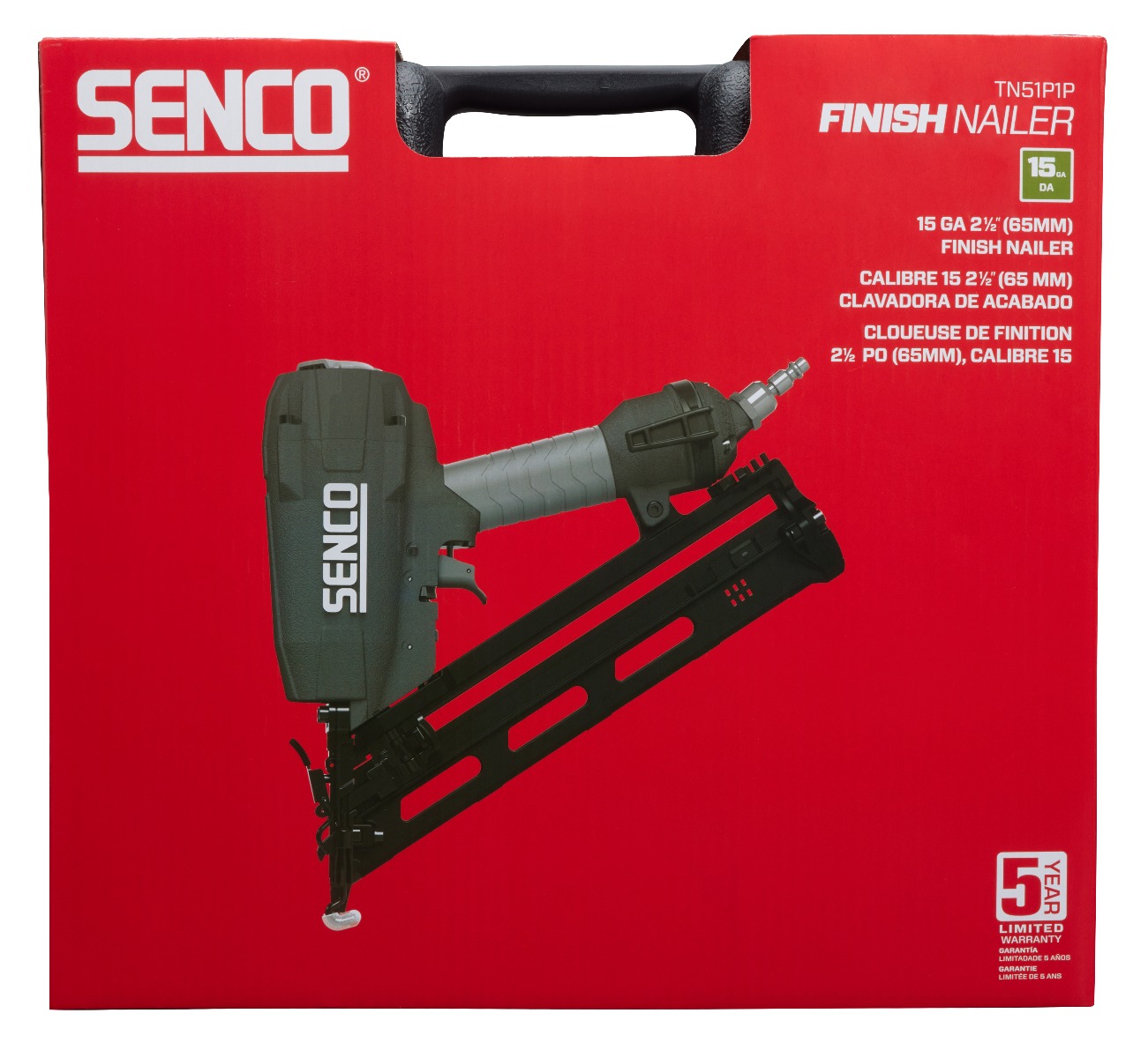 Senco TN51P1P 15 Gauge Finish Nailer case