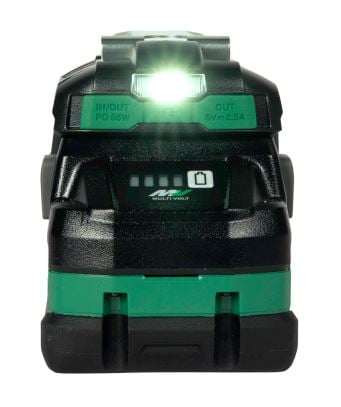 Metabo HPT UC18DAQ4 18V Charger & USB-C Adapter LED Light