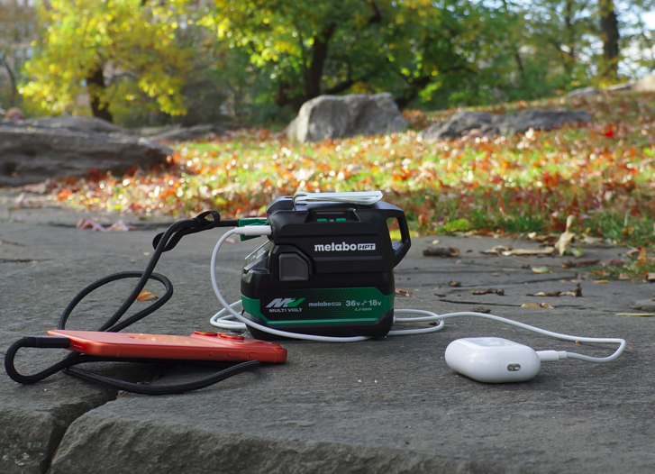 Metabo HPT UC18DAQ4 18V Charger and USB-C Adapter dual ports