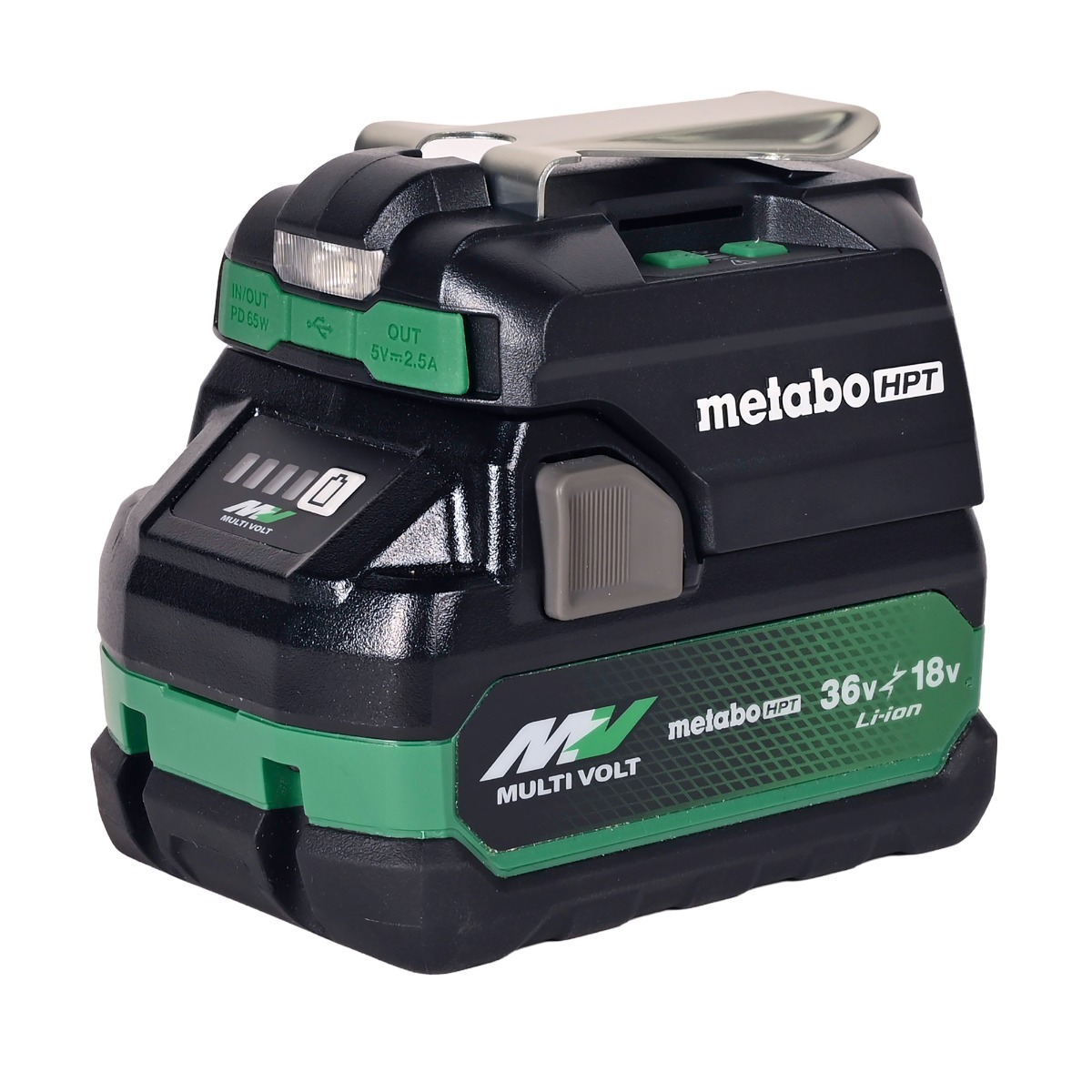 Metabo HPT UC18DAQ4 18V Charger and USB-C Adapter 36v/18v multivolt battery