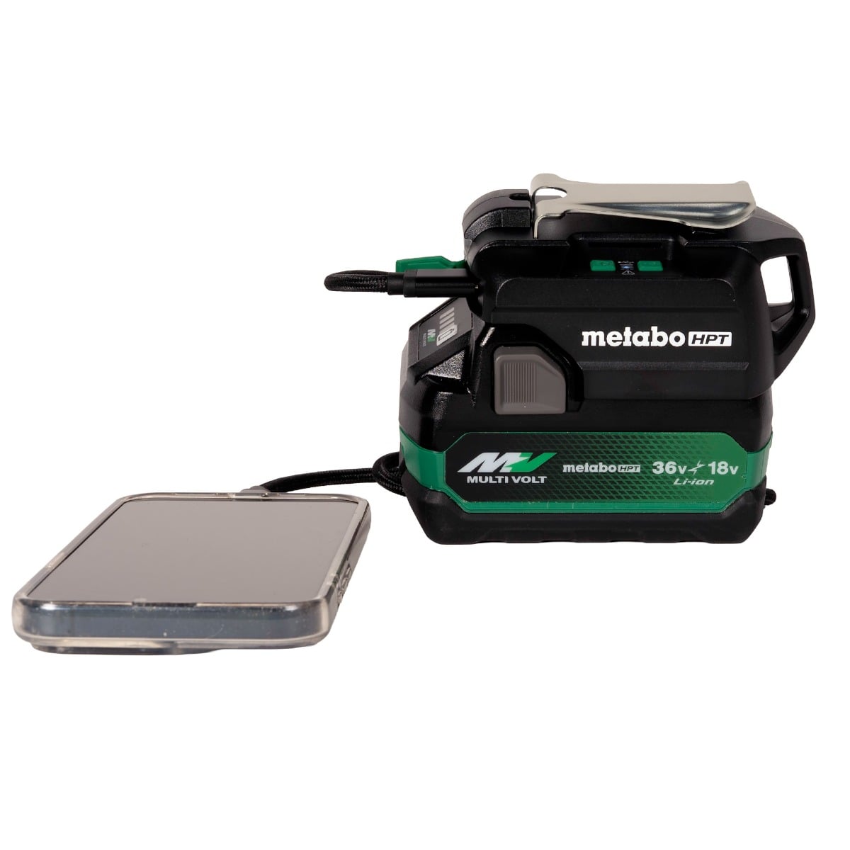 Metabo HPT UC18DAQ4 18V Charger and USB-C Adapter for cell phone