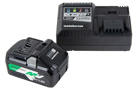 Metabo HPT UC18YSL3B1M MultiVolt Battery and Charger Starter Kit