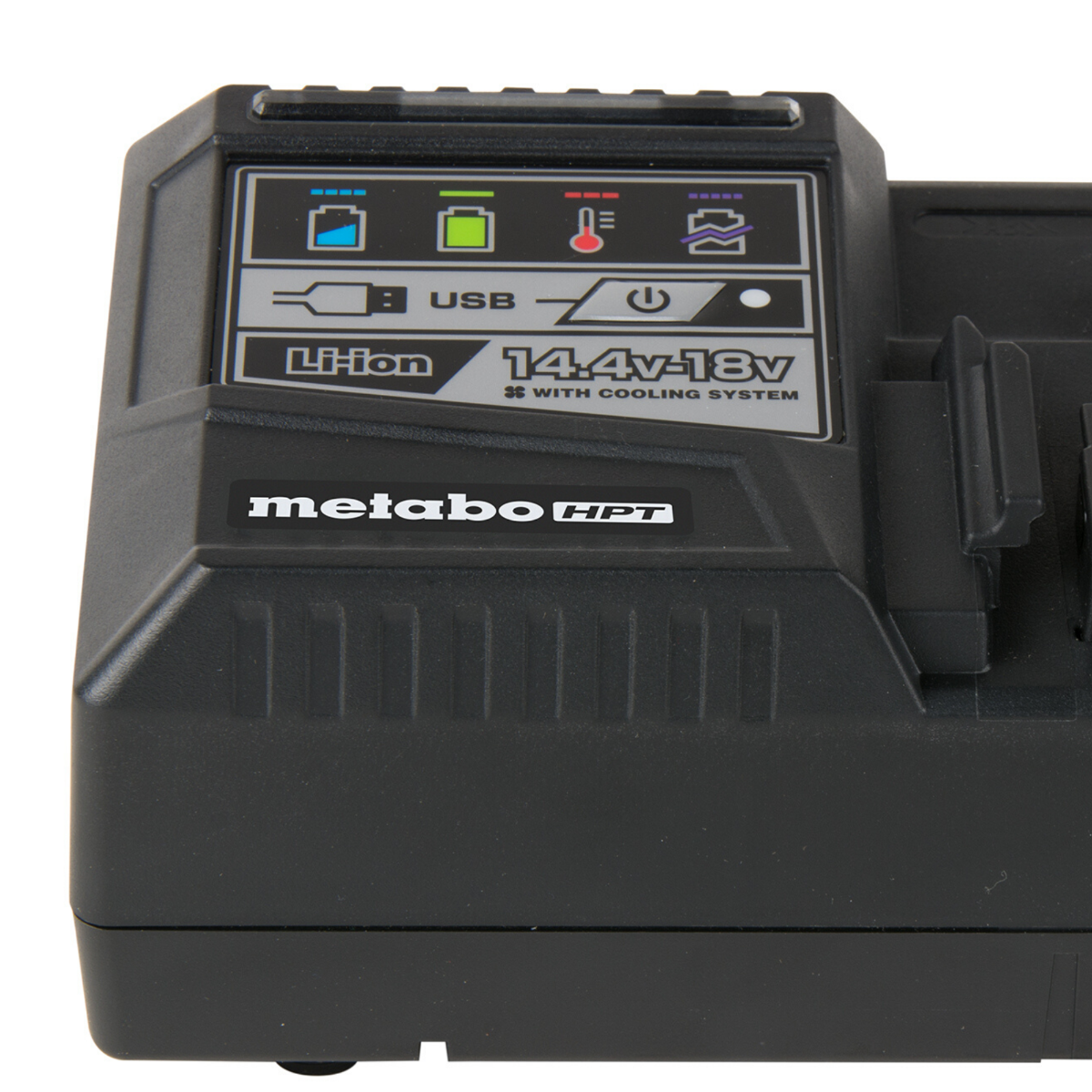 Metabo HPT UC18YSL3Q1YM 14.4/18V/36V MultiVolt Lithium Ion Fast Battery Charger zoom