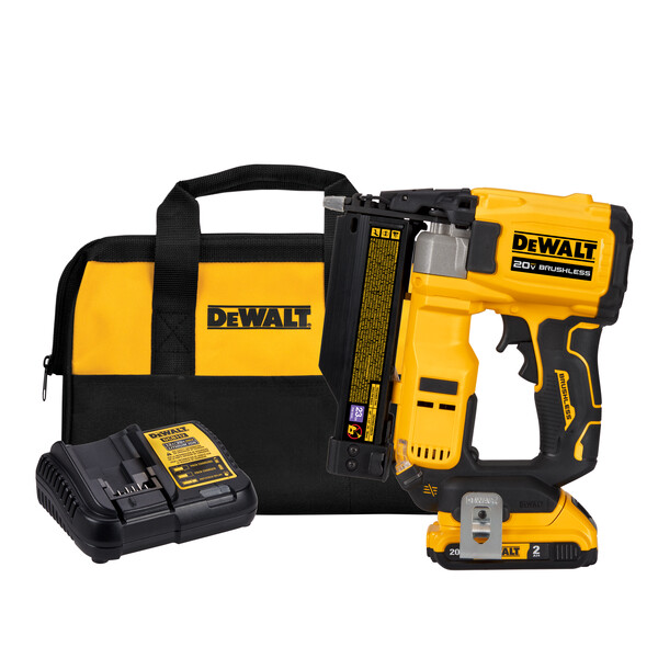 DeWalt DCN623D1 20V MAX 23 Gauge Pin Nailer 5/8" to 1-1/2" Kit with battery pack and charger