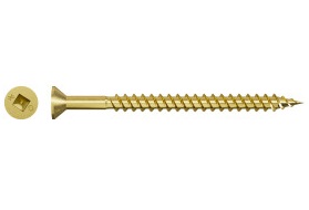 WSCT212S #8 x 2-1/2", #3 Square, Coarse Thread, Yellow Zinc
