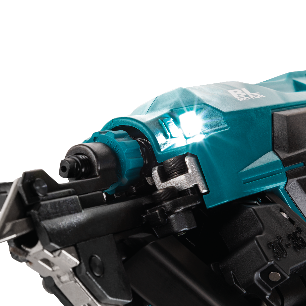 Makita XNB09Z 18V LXT Brushless Metal Connector Nailer (Bare Tool) LED work light