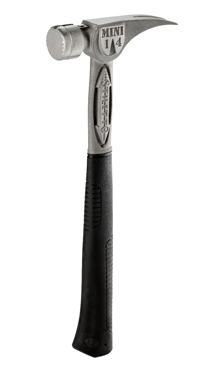 Stiletto TBM14RMS TIBONE Mini 14oz Milled Face, 16" Straight Handle Framing Hammer