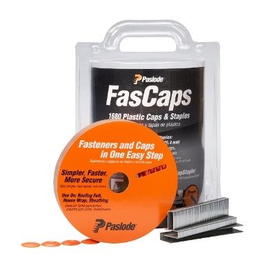 650592 3/8" x 1" Leg 18 Gauge Staple w/Plastic Cap