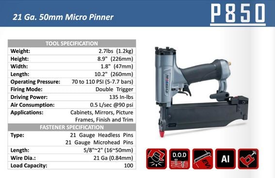 Everwin P850 Specs