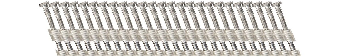 Nail Gun Depot Scrail Fasteners - 20 Degree Plastic Strip