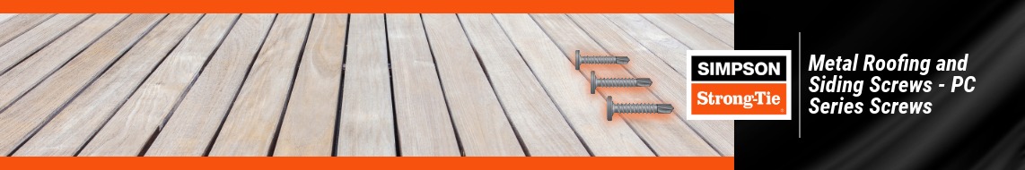 Nail Gun Depot Metal Roofing and Siding Screws - PC & HG Series Screws