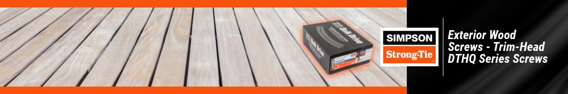 Nail Gun Depot Exterior Wood Screws - WSNTLG, DTHG, & WSCTC Series Screws