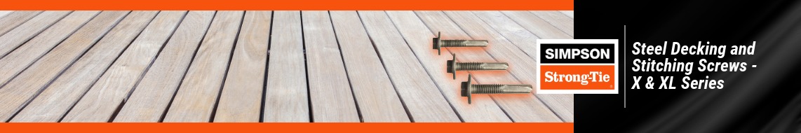 Nail Gun Depot Steel Decking and Stitching Screws - X & XL Series